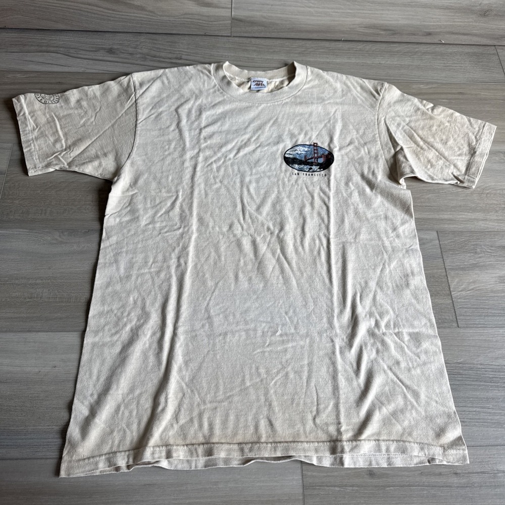 Crazy Shirts Hawaii San Francisco‎ Golden Gate Bridge Shirt Size L Made In USA